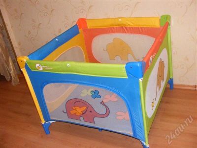 Лот: 648730. Фото: 1. Большущий манеж-кровать торг. Другое (дети растут)