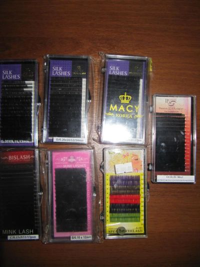 Лот: 10457447. Фото: 1. Ресницы для наращивания- цена... Наращивание ресниц, волос