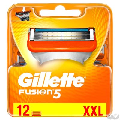 Лот: 17950497. Фото: 1. Gillette Fusion original кассеты... Бритвенные станки и лезвия