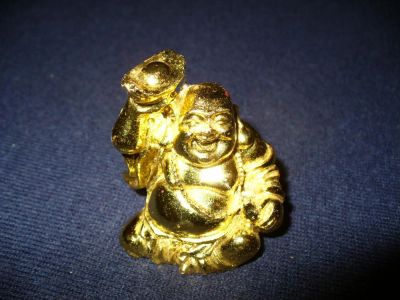 Лот: 10718961. Фото: 1. Новая китайская фигурка под золото... Фигурки, статуэтки