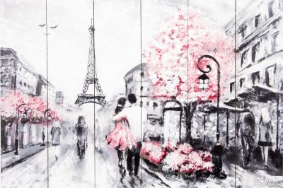 Лот: 16428981. Фото: 1. картина "Весна в Париже" / 40... Другое (картины, панно)