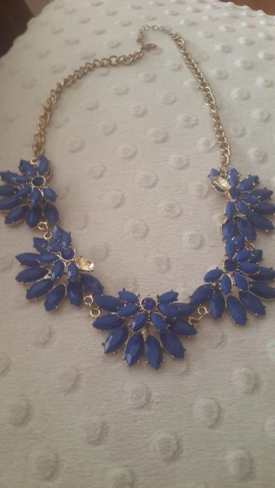 Лот: 6251264. Фото: 1. Колье синее. Колье