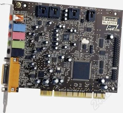 Лот: 491493. Фото: 1. Creative SB0100 Live!5.1 Звуковая... Звуковые карты