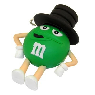 Лот: 4519005. Фото: 1. USB флешка 4Gb "M&M’s в шляпе... USB-флеш карты