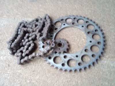 Лот: 25800689. Фото: 1. Цепь мотоцикла. Запчасти