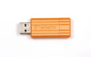 Лот: 4639895. Фото: 1. Флешка USB 16 ГБ Verbatim Pinstripe... USB-флеш карты