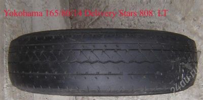 Лот: 298396. Фото: 1. Два колеса 165/80/14 LT Yokohama... Шины