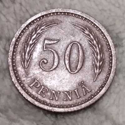 Лот: 19622085. Фото: 1. Финляндия, 50 пенни. 1943. Европа