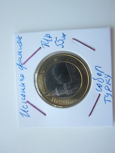 Лот: 19176280. Фото: 1. Исконная Финляндия 5 евро 2013г... Европа