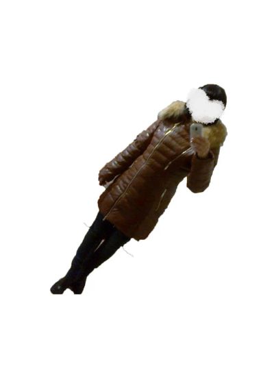 Лот: 6450453. Фото: 1. Пуховик коричневый, новый, размер... Верхняя одежда