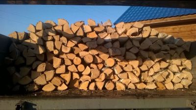 Лот: 9195114. Фото: 1. Колотые березовые дрова по Красноярску... Другие (дрова, топливо)