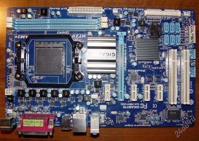 Лот: 2482132. Фото: 1. Gigabyte GA-780T-D3L REV3.1, АМ3... Материнские платы