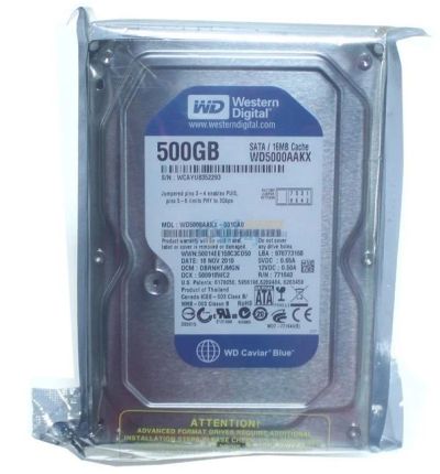Лот: 5290291. Фото: 1. Жесткий диск Western Digital 500Gb... Жёсткие диски (HDD)