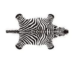 Лот: 20571022. Фото: 1. Коврик 115*150см. Dekorelle Zebra... Ковры