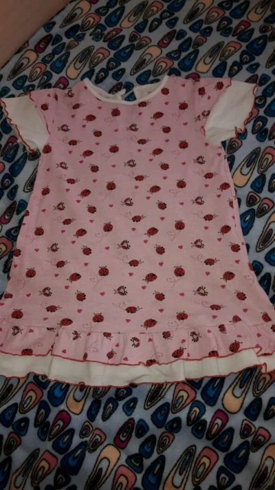 Лот: 9755898. Фото: 1. Платье с божьими коровками). Платья, сарафаны