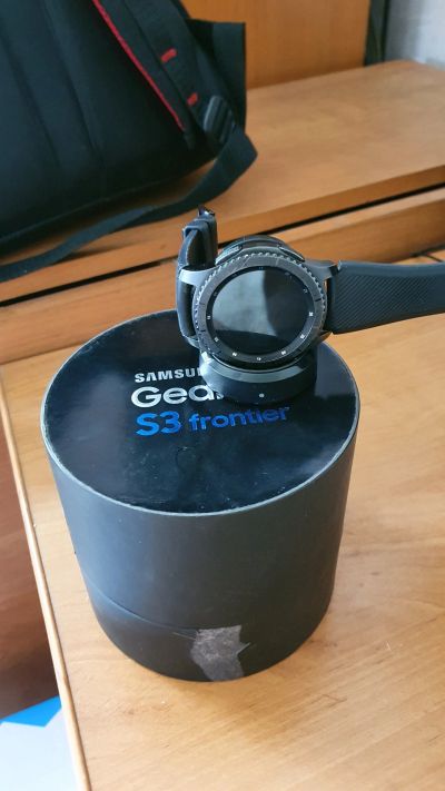 Лот: 18141434. Фото: 1. Samsung gear S3 Frontier. Смарт-часы, фитнес-браслеты, аксессуары