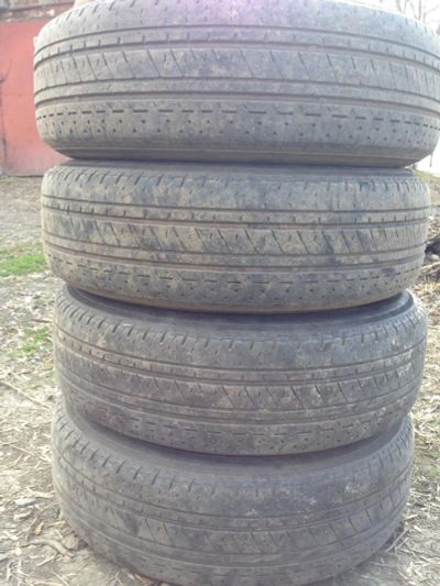 Лот: 7433200. Фото: 1. Комплект колёс Bridgestone 195... Шины на дисках