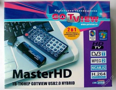 Лот: 2302696. Фото: 1. ТВ-тюнер gotview usb2.0 hybrid... ТВ-тюнеры и карты захвата