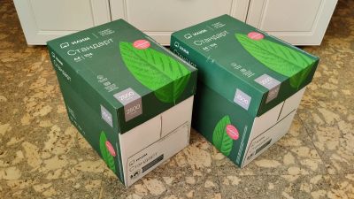 Лот: 25888599. Фото: 1. Бумага белая офисная А4 (5000... Бумага