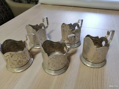 Лот: 13538160. Фото: 1. Подстаканники МЗН СССР 60-е ХХ-го... Предметы интерьера и быта