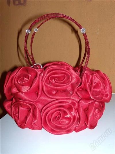 Лот: 2305791. Фото: 1. Вечерняя сумочка "Розы" С рубля... Сумки