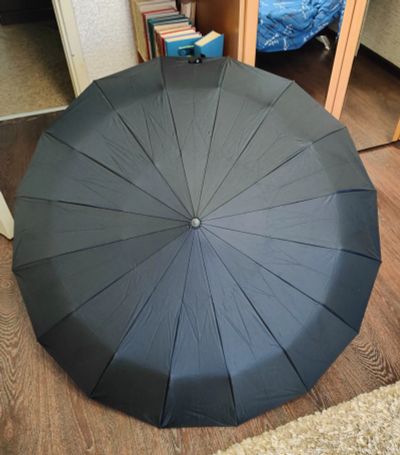 Лот: 19465314. Фото: 1. Мужской (семейный) зонт 16 спиц... Зонты