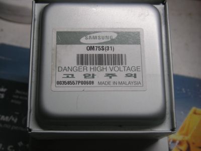 Лот: 25890028. Фото: 1. Магнетрон ОМ75S(31). Запчасти для микроволновок, мини-печей