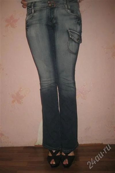 Лот: 2221614. Фото: 1. Джинсы синие. Джинсы