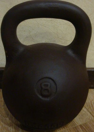 Лот: 3925663. Фото: 1. Гиря 8 кг. ( советская ). Штанги, блины