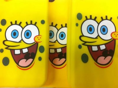 Лот: 3672016. Фото: 1. Чехол силиконовый iPhone 5 спанч... Чехлы, бамперы