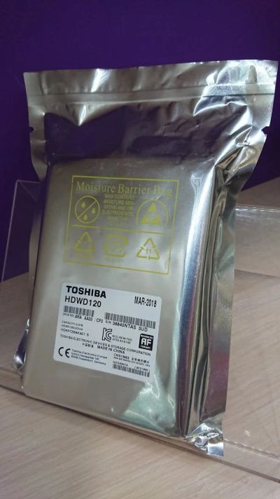 Лот: 14387885. Фото: 1. Жесткий диск Toshiba HDWD120UZSVA... Жёсткие диски