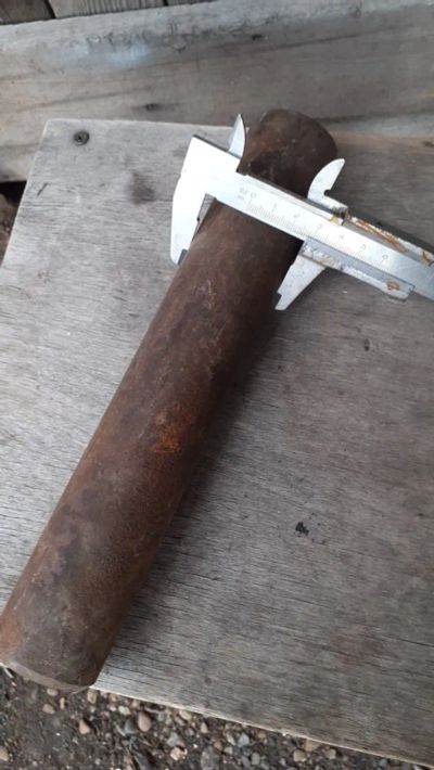 Лот: 25898535. Фото: 1. шкворень толщ.44.5 мм.длина 25... Ходовая, подвеска, рулевое управление