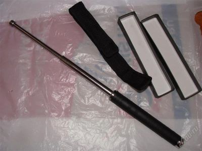 Лот: 1083789. Фото: 1. Телескопическая дубинка_(последняя... Другое (спортивные товары)