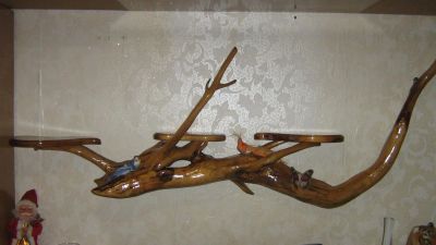 Лот: 11130447. Фото: 1. полка под цветы настенная. Полки, стеллажи, этажерки