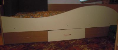 Лот: 4731008. Фото: 1. кровать односпальная с выдвижными... Кровати