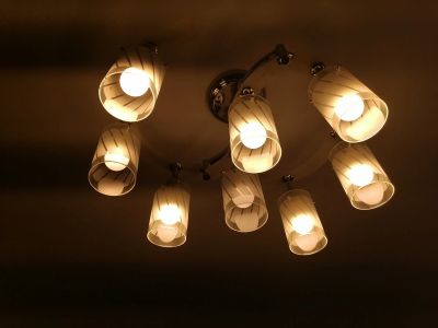 Лот: 20581153. Фото: 1. Люстра 8 ламп Е14 (Led.лампы). Люстры, потолочные и подвесные светильники