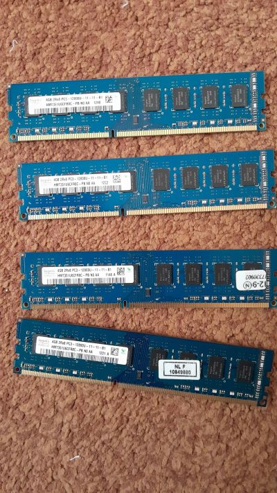 Лот: 21422661. Фото: 1. Оперативная память DDR3 4gb(комплект... Комплекты запчастей