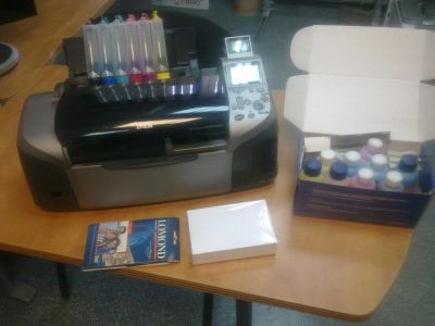 Лот: 7278250. Фото: 1. Принтер для фото Epson R320 (засохла... Струйные принтеры