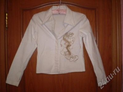 Лот: 36788. Фото: 1. рубашка белая с вышивкой! 42-44р. Красноярск