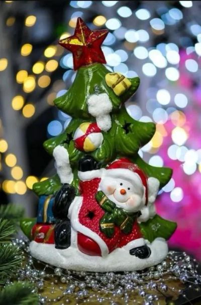 Лот: 21033650. Фото: 1. Новогодняя декорация "Снеговик... Гирлянды, шарики, новогодние аксессуары