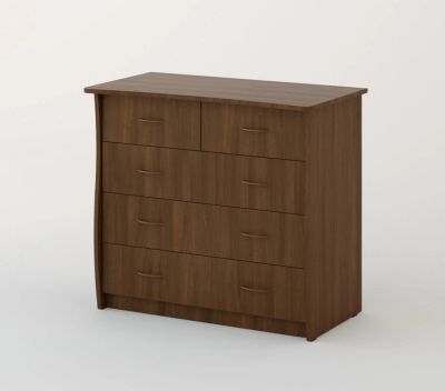 Лот: 4990076. Фото: 1. Комод-2 новый 5 ящиков орех. Комоды