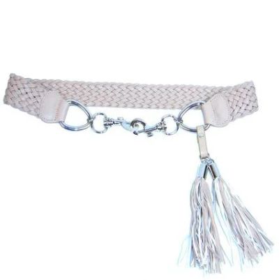 Лот: 4325668. Фото: 1. Ремень Dispacci белый (новый... Ремни, пояса