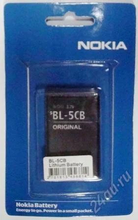 Лот: 1706382. Фото: 1. Аккумулятор Nokia BL-5CB C1-02... Аккумуляторы