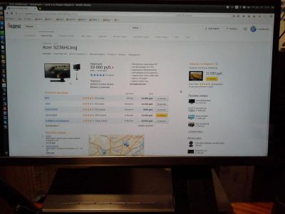 Лот: 4870743. Фото: 1. Acer S236HLtmjj. ЖК-мониторы