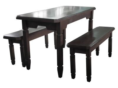 Лот: 5465239. Фото: 1. Комплект стол с лавками из массива... Мебель для баров и кафе