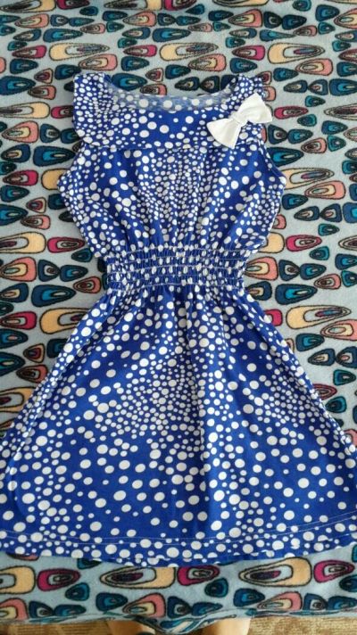 Лот: 10122767. Фото: 1. Платье в горох. Платья, сарафаны