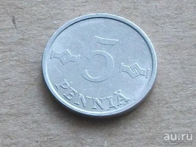 Лот: 13437696. Фото: 1. Монета 5 пенни пять Финляндия... Европа