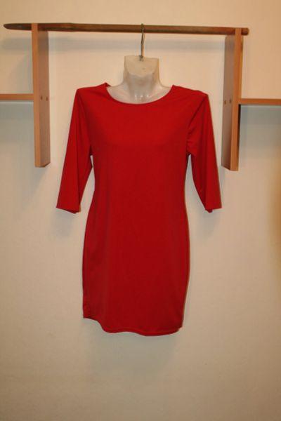 Лот: 12030830. Фото: 1. платье-туника красное р.42-44. Платья