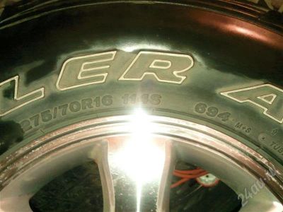 Лот: 660813. Фото: 1. колеса 4 шт от Prado 95 R16 обмен... Шины на дисках