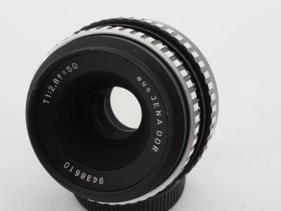 Лот: 9347941. Фото: 1. Carl Zeiss Jena 50mm 1:2.8 lens... Объективы